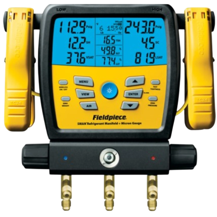 Fieldpiece Distribuitor de agent frigorific SMAN cu 3 porturi l Wireless SM382V