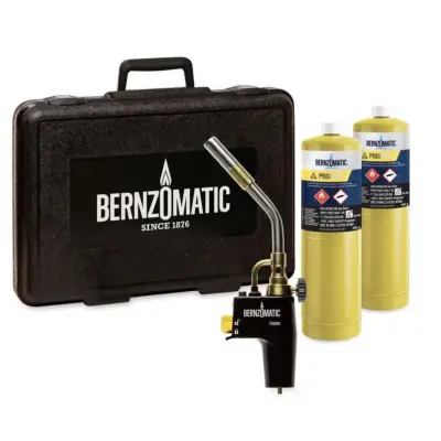 Trusa de lipire Bernzomatic Pro/Max Kit Box TSTS8000CF (1 arzator + 2 buteli + geanta)