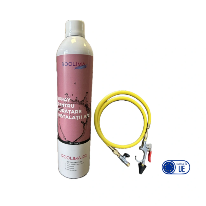 Set spray curatare instalatii+ furtun de incarcare