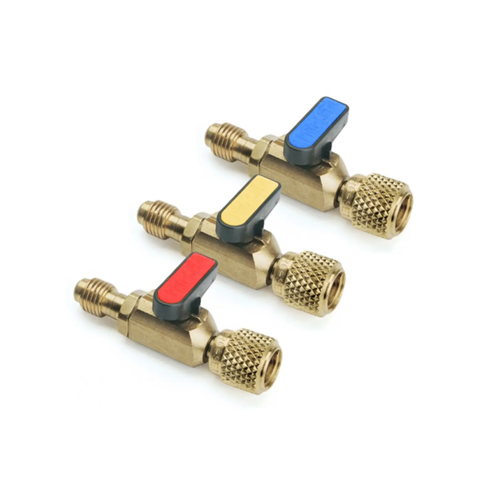 Adaptor pentru furtun cu supapă cu bilă 1/4″SAE M x 1/4″SAE F (3 bucăți) Cps