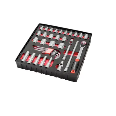 Set de 38 de piese pentru chei cu soclu si chei hexagonale 1/2" Rothenberger