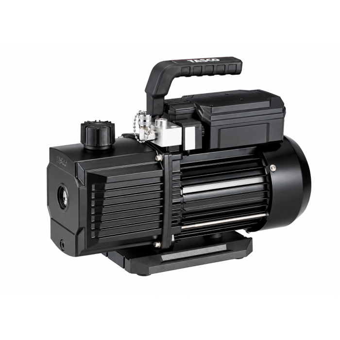 Pompă de vid TASCO TA150XK-EXP în două trepte, cu electrovalvă antiretur ulei, debit 151 l/min