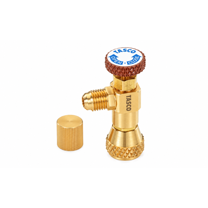 Robinet de încărcare TASCO TA166YA pentru agent frigorific, cu racorduri de 1/4″