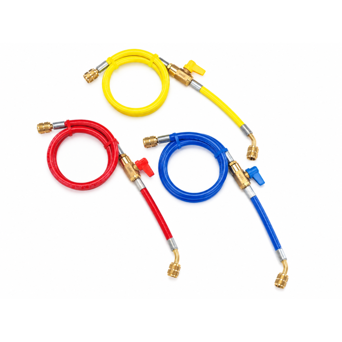 Furtun de încărcare TASCO TA134AA cu agent frigorific, cu racord de 1/4″ și robinet cu bilă