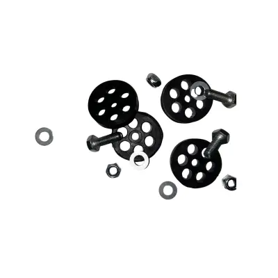 Amortizoare cauciuc pentru aer conditionat antivibratii - rotunde - set 4 buc 