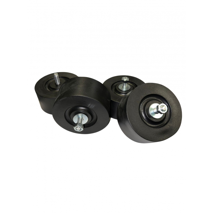 Amortizoare aer conditionat antivibratii  85x42mm, negru - set 4 buc