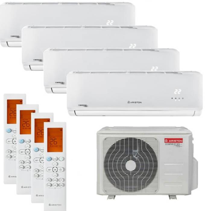 ARISTON ALYS– SISTEM AER CONDITIONAT PENTRU 4 INCAPERI – 4x9000 BTU
