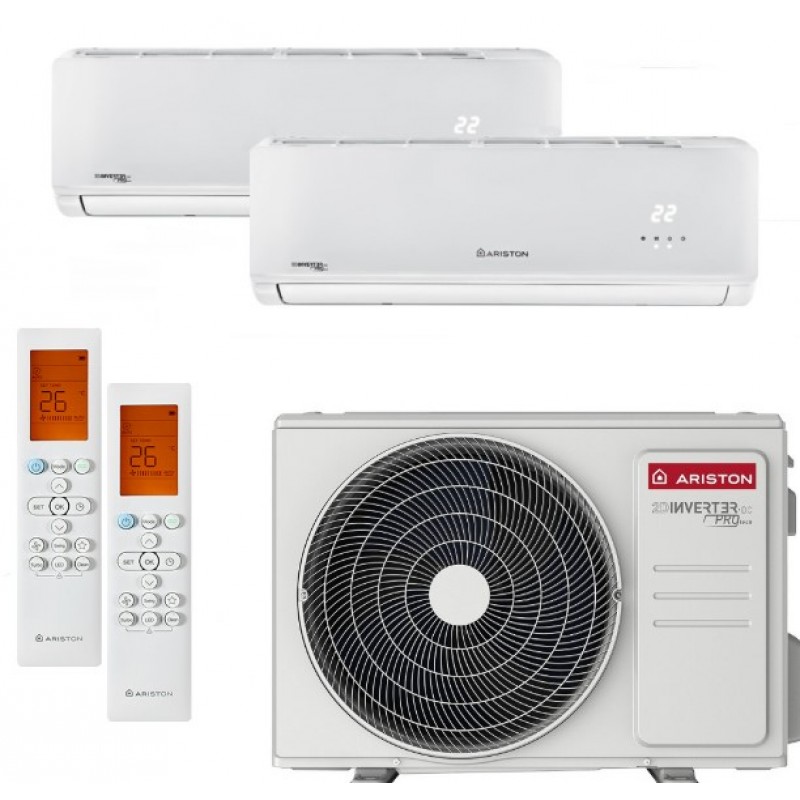 ARISTON ALYS– SISTEM AER CONDITIONAT PENTRU 2 INCAPERI – 1x9000 + 1x12000 BTU
