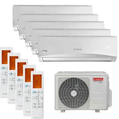 ARISTON PRIOS– SISTEM AER CONDITIONAT PENTRU 5 INCAPERI – 5x9000 BTU