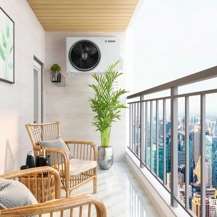 Aparat de aer conditionat Bosch Climate Class 6001i , 9000 BTU  , CLC 6000iU W 25 E + CLC 6000i 25 E
