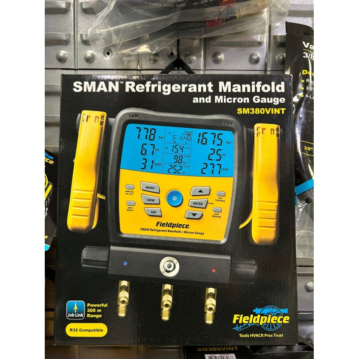 Fieldpiece Distribuitor de agent frigorific SM482V SMAN cu 4 porturi l Wireless