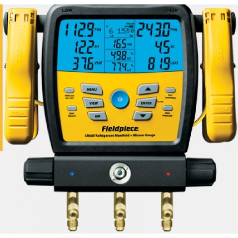 Fieldpiece Distribuitor de agent frigorific SMAN cu 3 porturi l Wireless SM382V