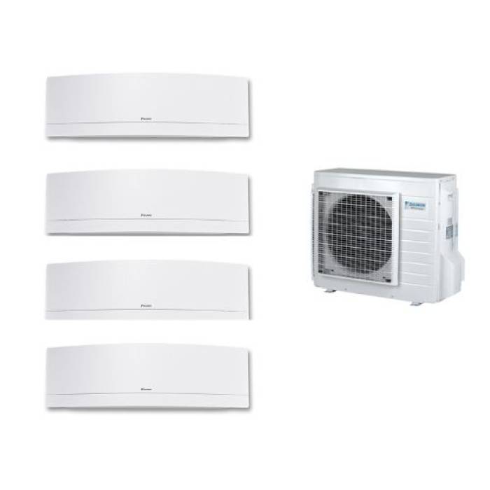 DAIKIN EMURA - SISTEM AER CONDITIONAT PENTRU 4 INCAPERI -  3x 9000 BTU + 1x12000 BTU