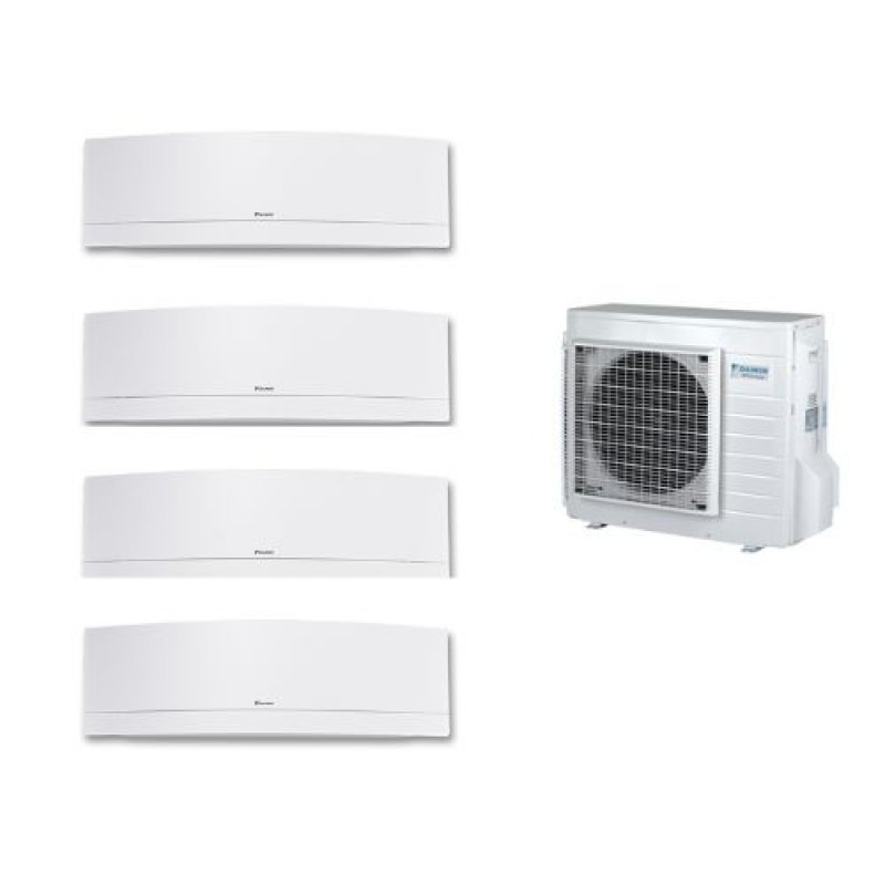 DAIKIN EMURA - SISTEM AER CONDITIONAT PENTRU 4 INCAPERI -  3x 9000 BTU + 1x12000 BTU
