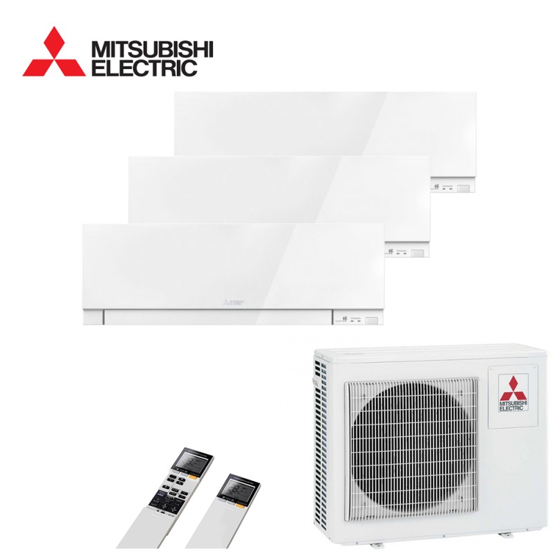 MITSUBISHI ELECTRIC - SISTEM AER CONDITIONAT PENTRU 2 INCAPERI - 24000 BTU - 1x9000 BTU + 1x12000 BTU