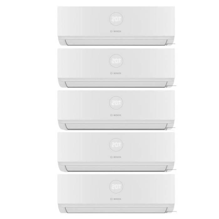 BOSCH - SISTEM AER CONDITIONAT PENTRU 5 INCAPERI - 42000 BTU  - 5 x12000 BTU
