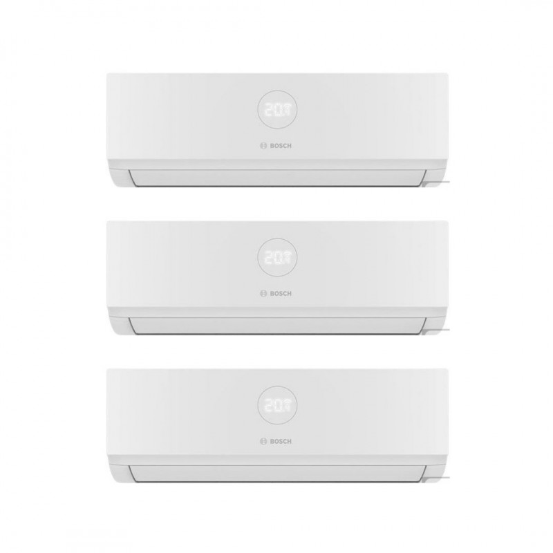 BOSCH - SISTEM AER CONDITIONAT PENTRU 3 INCAPERI - 21000 BTU -  3x 9000 BTU