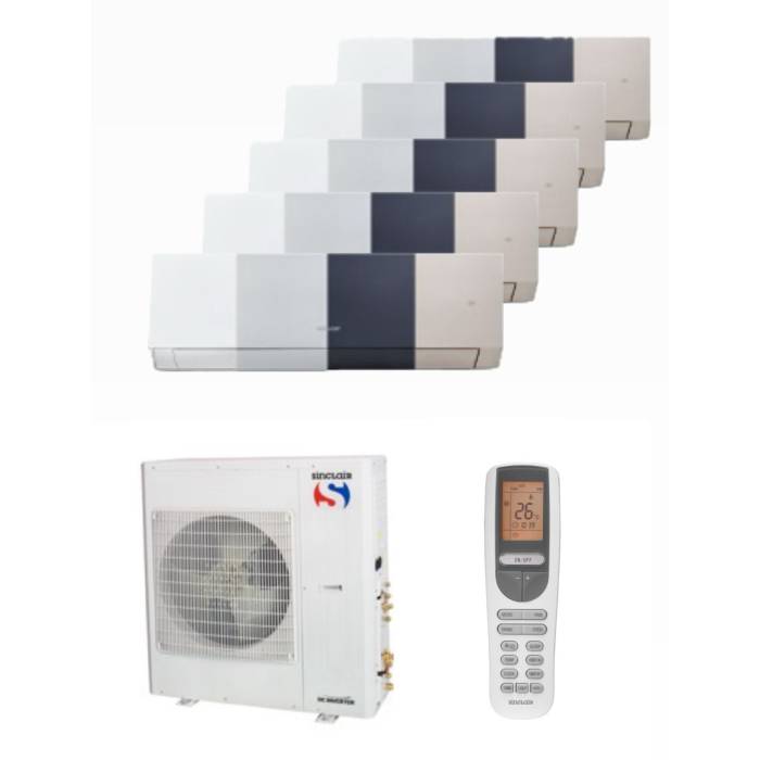 Aparat de aer conditionat SINCLAIR MULTI SPLIT MV-E36BI2UE + 5XSIH-12BIKUI  (MARVIN)