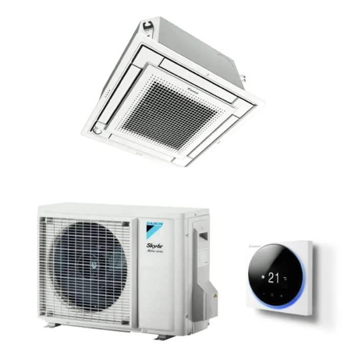 Aparat de aer conditionat tip caseta Daikin Bluevolution FFA50A-RZAG50B Inverter 18000 BTU - Include Madoka