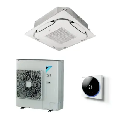 Aparat de aer conditionat tip caseta Daikin SkyAir Advance-series Bluevolution FCAG71B-RZASG71MV1 Inverter 24000 BTU - Include Madoka