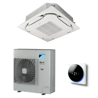 Aparat de aer conditionat tip caseta Daikin SkyAir Active-series Bluevolution FCAG100B-AZAS100MV Inverter 32000 BTU - Include Madoka