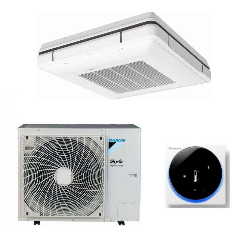 Aer conditionat inverter Daikin SkyAir Alpha-series Caseta in 4 directii FUA100A-RZAG100NV1, Inverter 35000 BTU - Include Madoka