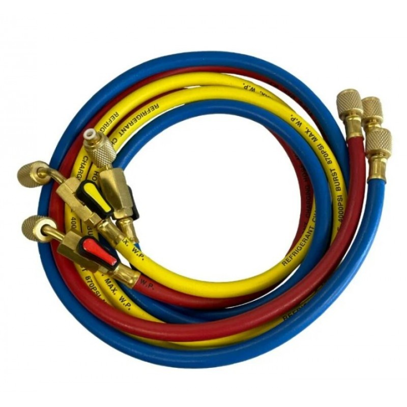 Set furtunuri 36'' R410a Robinet cu bilă 1/4'' x 5/16''