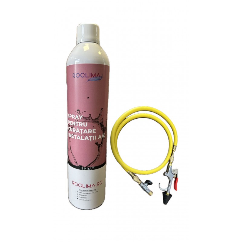 Set spray curatare instalatii+ furtun de incarcare