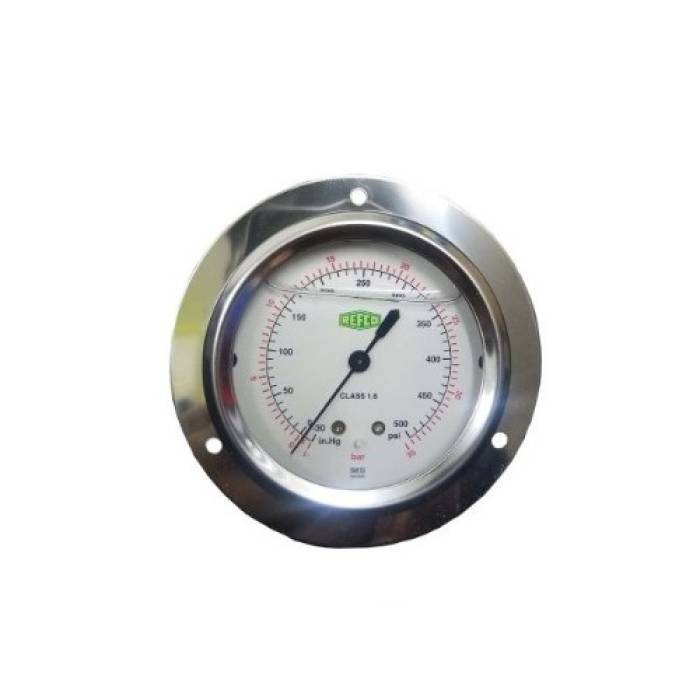 Manometru de ulei tip Bourdon Ø63 mm MR-345-DS-35