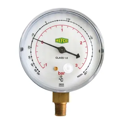 Manometru tip Bourdon Ø68mm M2-250-M-R600a