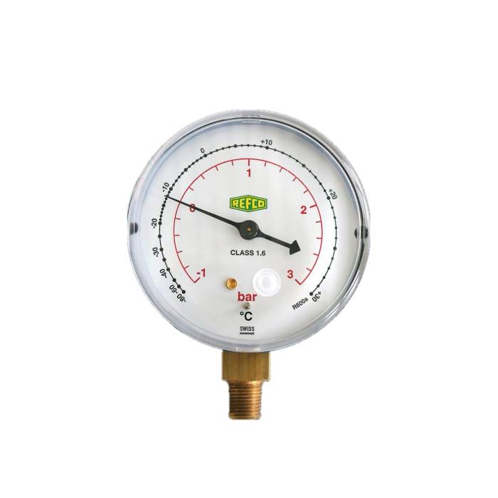 Manometru de tip Bourdon Ø68mm M2-250-DS-R448A