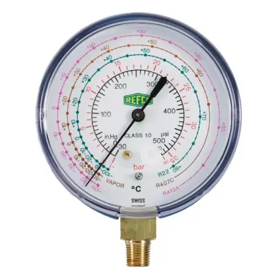 Manometru de tip Bourdon Ø80mm M5-500-DS-CLIM