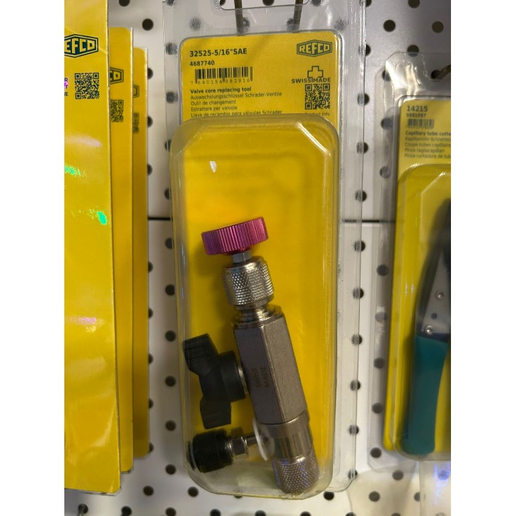 Refco Instrument de înlocuire a miezului supapei, 5/16”SAE