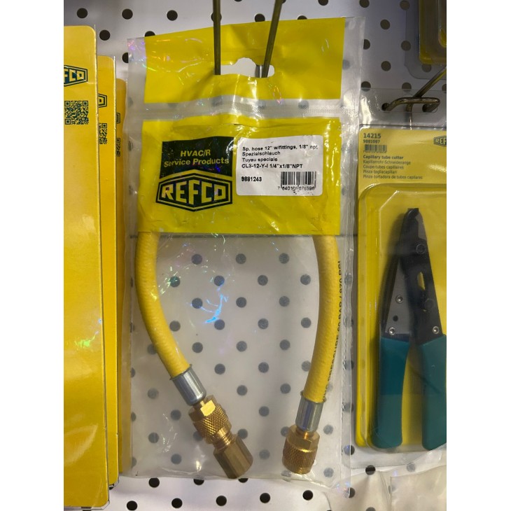 Furtun special de încărcare 12" cu fitinguri, 1/8" NPT