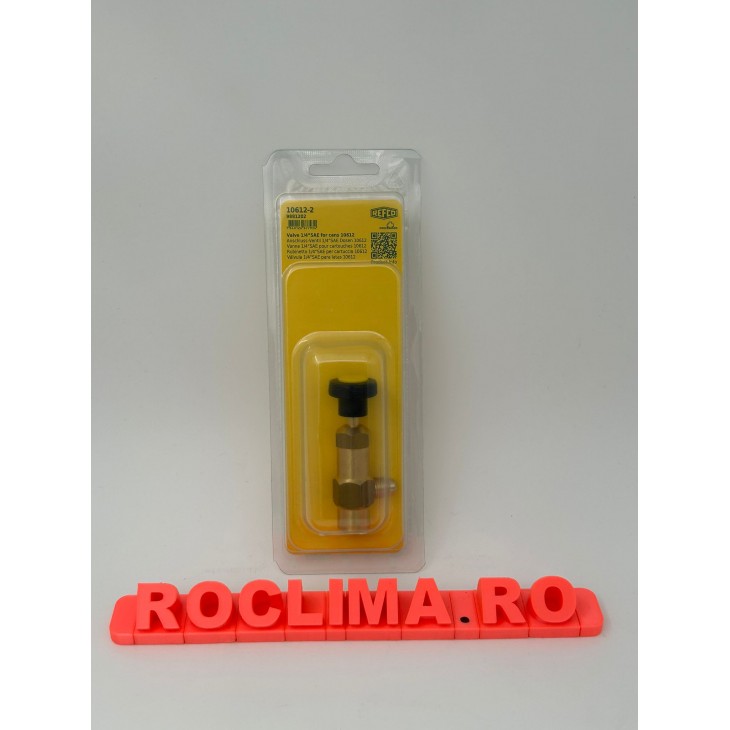 Supapă cutie 1/4"SAE pentru bidoane de agent frigorific