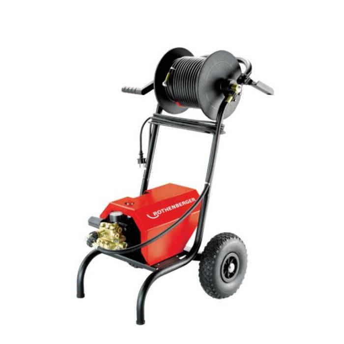 Rothenberger HD 13/100 Mașină de curățat cu înaltă presiune și tambur pentru furtun
