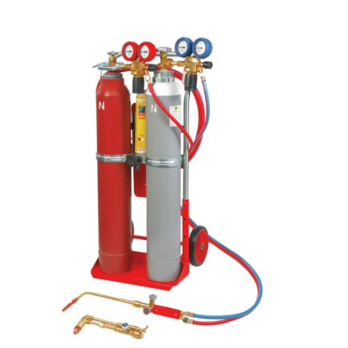 Rothenberger RE 17 AMS cu butelii de 10 litri, gama de tăiere 3 - 50 mm