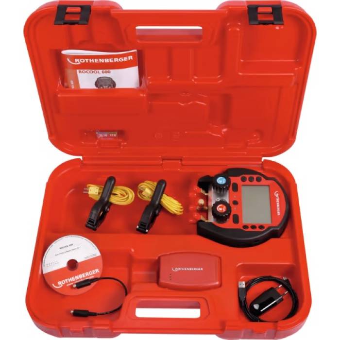 Rothenberger Aparat digital de asamblare ROCOOL 600, inclusiv cutie roșie