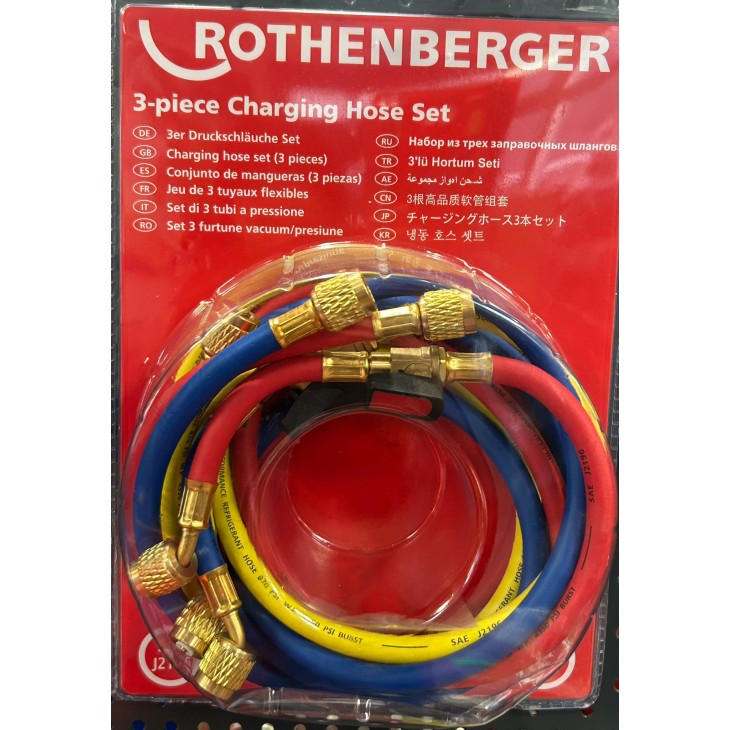 Rothenberger Furtune vacuum/presiune cu robinet 1/4"