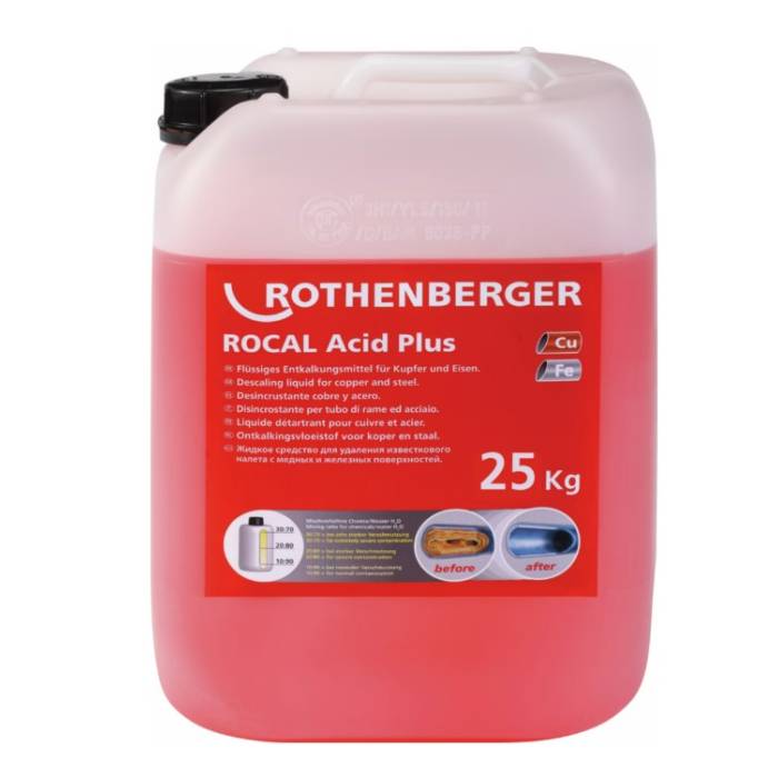 Rothenberger Chimie de detartraj ROCAL Acid Plus, 25 kg