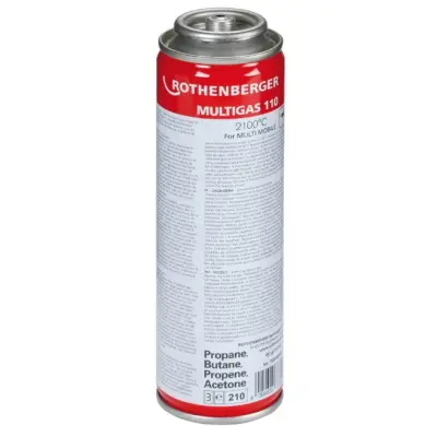 Rothenberger Butelie de gaz Multigas 110, 7/16"-EU, 110 ml, 60g