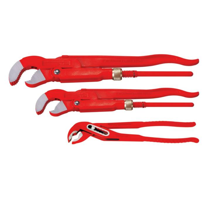 Set de clești: clește pentru țevi 1 - 1.1/2" + cleste tip papagal SP 10"
