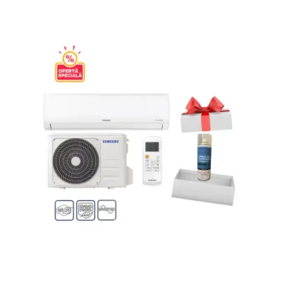 Aparat de aer conditionat SAMSUNG FRESH 12000 BTU AR12TXHQASINEU-AR12TXHQASIXEU + Spray Cadou