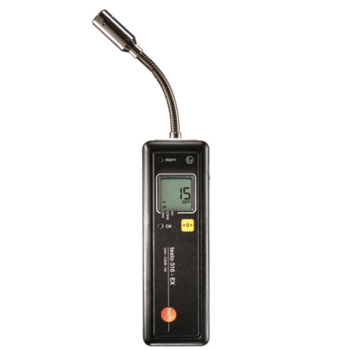 Testo 316-EX - Detector de gaz cu protecție EX