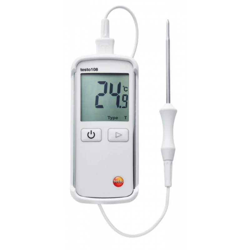 Testo 108-2 - instrument de măsurare a temperaturii cu posibilitate de blocare a sondei