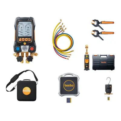 Testo 570s - Set profesional pentru pompe de căldură