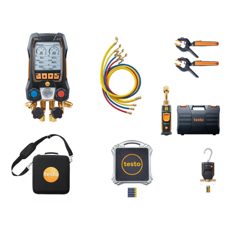 Testo 570s - Set profesional pentru pompe de căldură