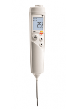 Testo 106 - Termometru compact cu vârf de măsurare subţire şi robust