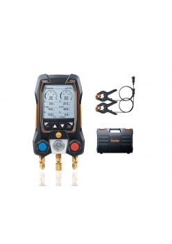 Testo 550s Set de bază - Manifold digital inteligent cu sonde de temperatură cu cablu fix