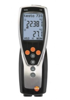 Testo 735-1 - instrument pentru măsurarea temperaturii (3 canale)